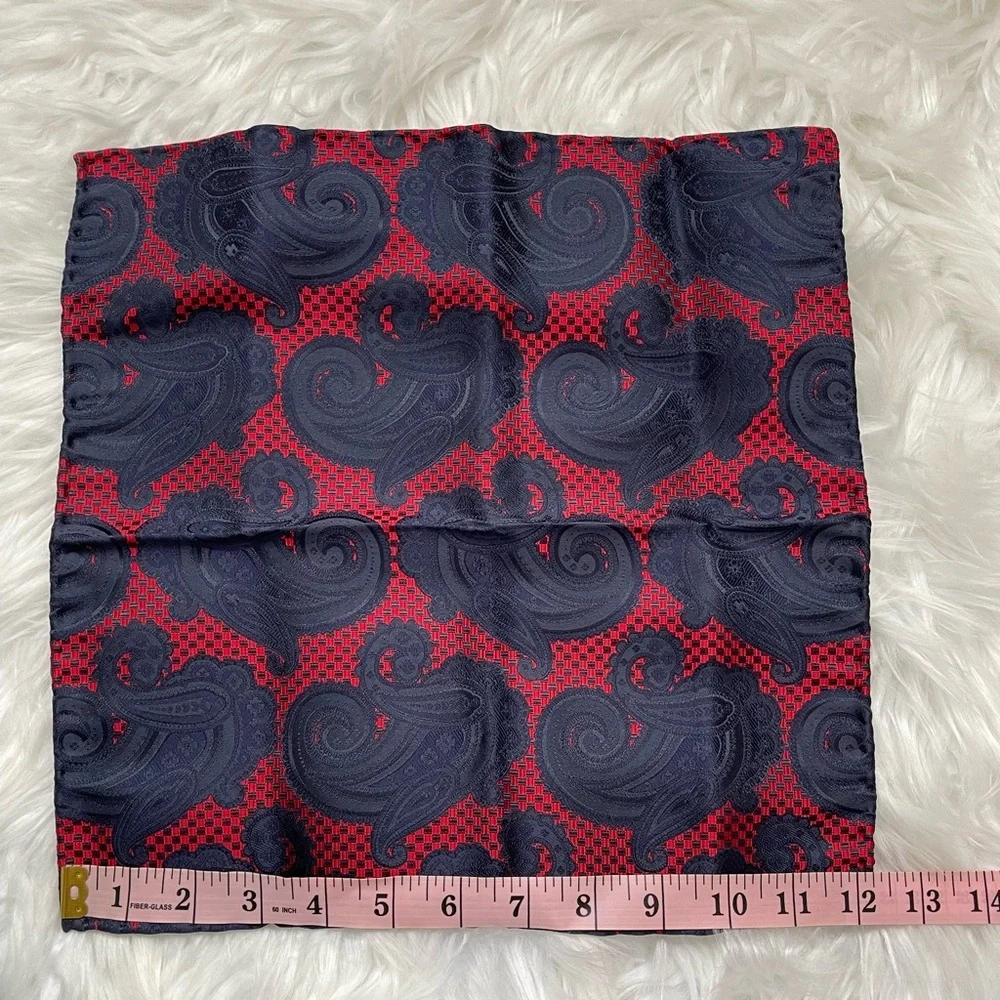Italo Ferretti | Men’s 100% Seta-Silk Tie and Pocket Square Made in Italy